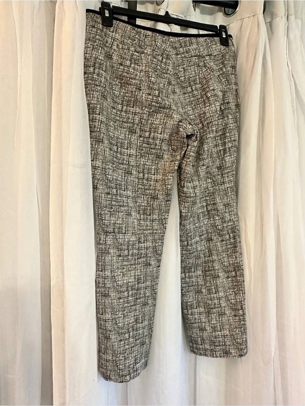 Classic Grey Patterned Women’s  Dress Pants